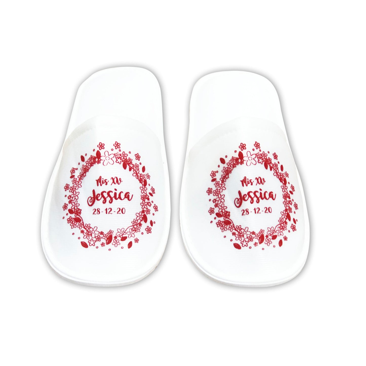 Pantuflas para XV años Personalizadas