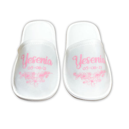 Pantuflas para XV años Personalizadas