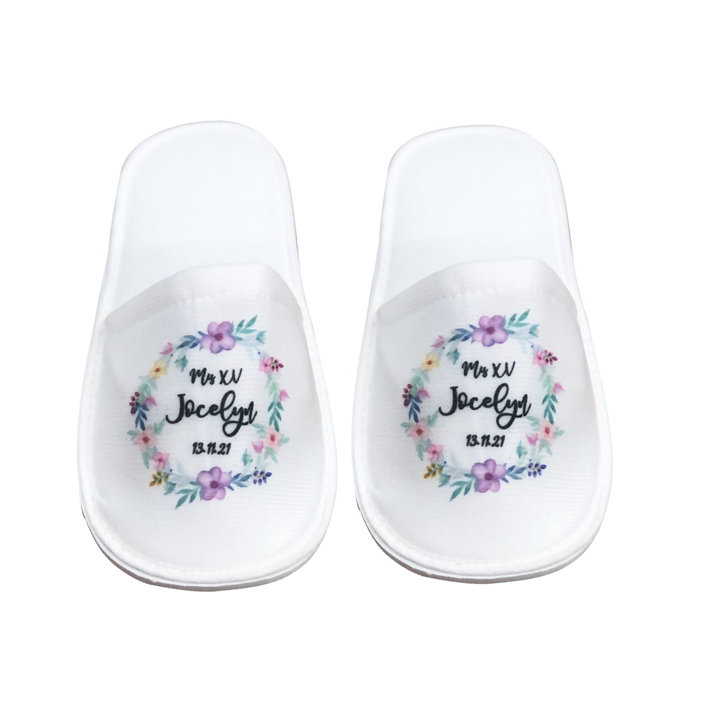 Pantuflas para XV años Personalizadas