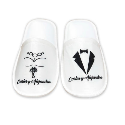Pantuflas personalizadas para Boda - Tú eliges el diseño