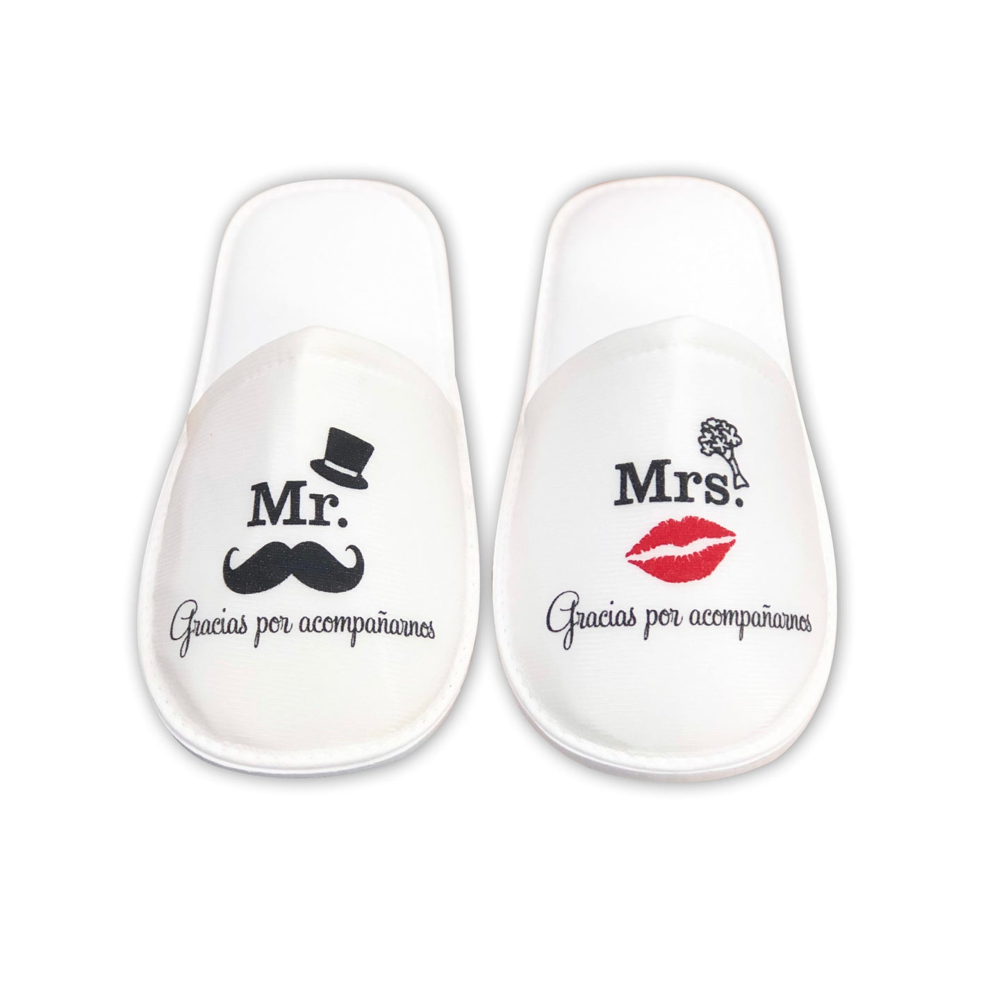 Pantuflas personalizadas para Boda - Tú eliges el diseño