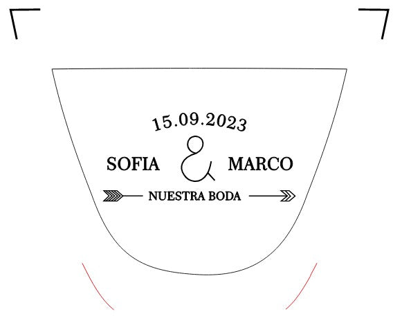 Pantuflas personalizadas para Boda - Tú eliges el diseño
