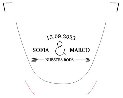 Pantuflas personalizadas para Boda - Tú eliges el diseño