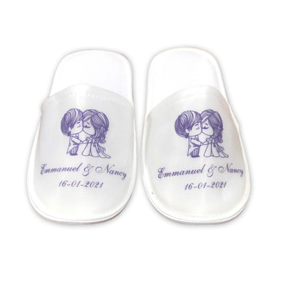 Pantuflas personalizadas para Boda - Tú eliges el diseño