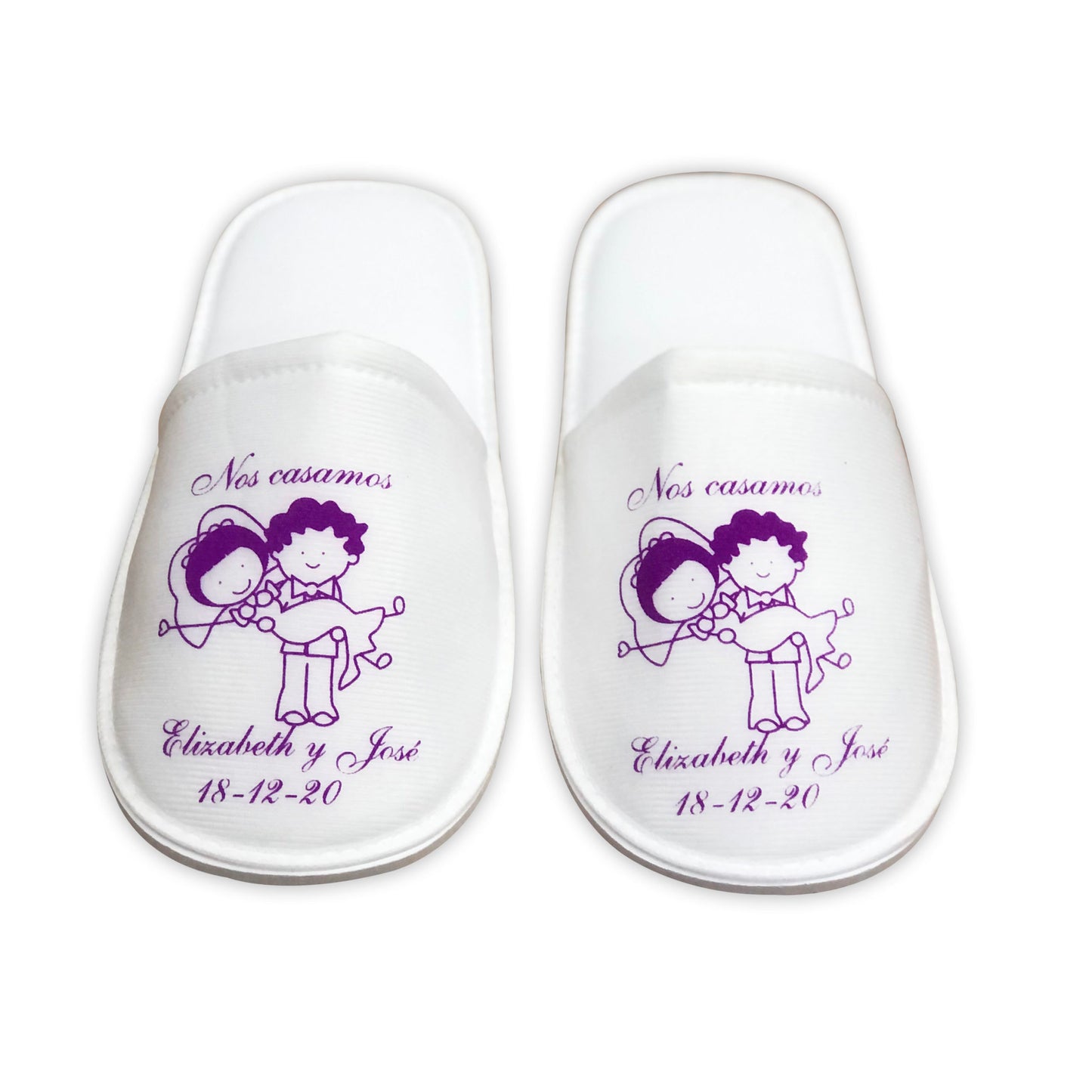 Pantuflas personalizadas para Boda - Tú eliges el diseño