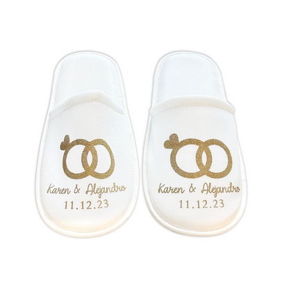 Pantuflas personalizadas para Boda - Tú eliges el diseño