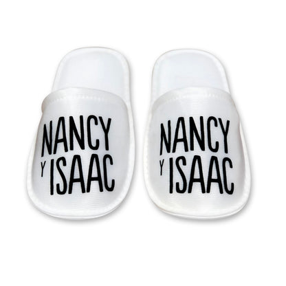Pantuflas personalizadas para Boda - Tú eliges el diseño