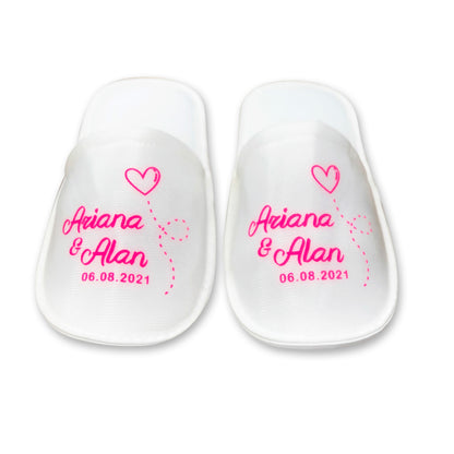 Pantuflas personalizadas para Boda - Tú eliges el diseño