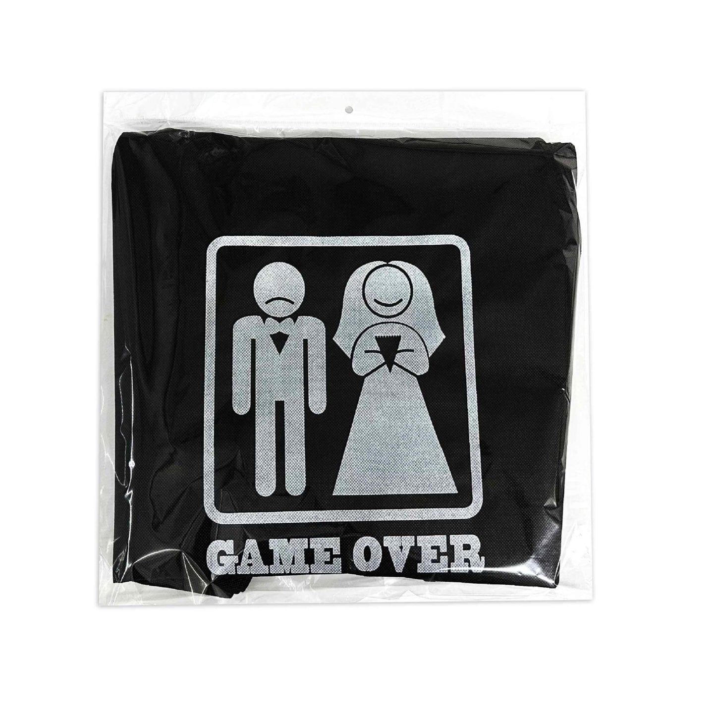 Mandiles para Boda GAME OVER Paquete 10 pzas