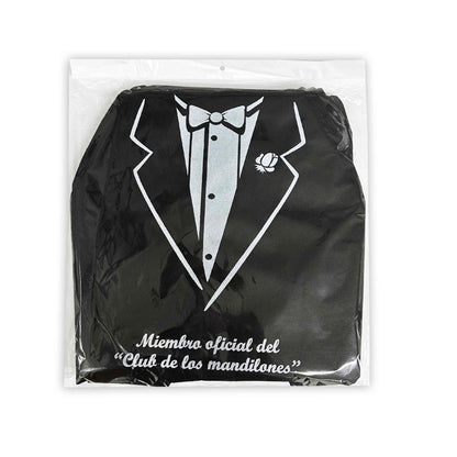 Mandiles para Boda Smoking Paquete 10 pzas