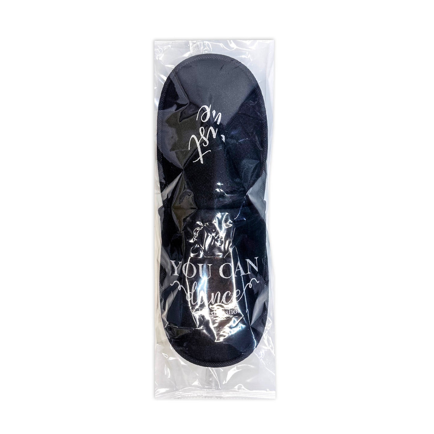 Pantufla Mod 197  You can dance ( Tela : Negra Tinta : Plata ) --