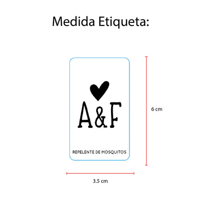 Repelente para Boda Personalizado – Mod. 84 Circulo dorado 💍