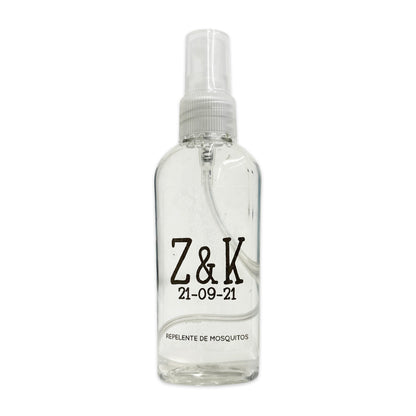 Recuerdos personalizados para Boda : elige entre repelente, crema o gel antibacterial
