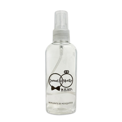 Recuerdos personalizados para Boda : elige entre repelente, crema o gel antibacterial