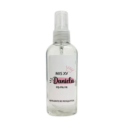 Recuerdos personalizados para XV años: elige entre repelente, crema o gel antibacterial