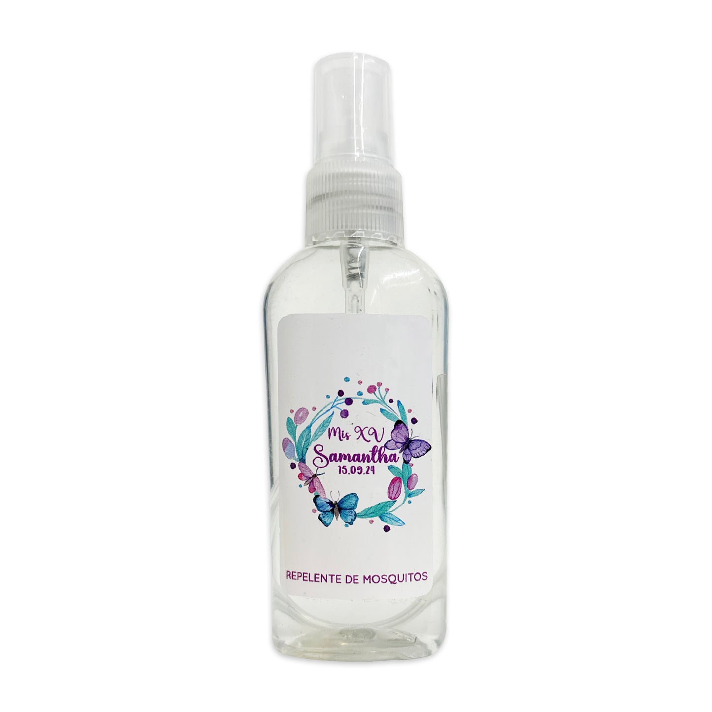 Recuerdos personalizados para XV años: elige entre repelente, crema o gel antibacterial