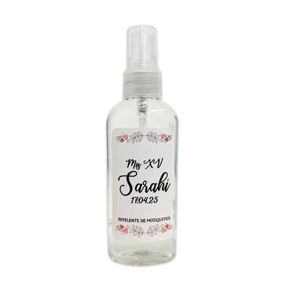 Recuerdos personalizados para XV años: elige entre repelente, crema o gel antibacterial
