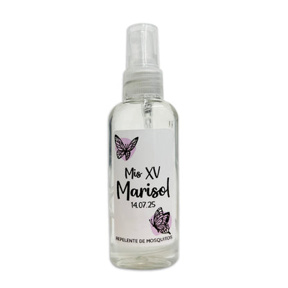 Recuerdos personalizados para XV años: elige entre repelente, crema o gel antibacterial