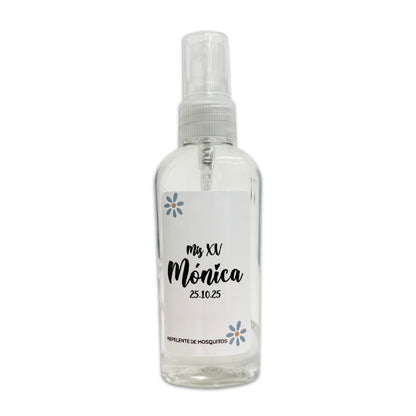 Recuerdos personalizados para XV años: elige entre repelente, crema o gel antibacterial