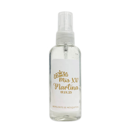 Recuerdos personalizados para XV años: elige entre repelente, crema o gel antibacterial