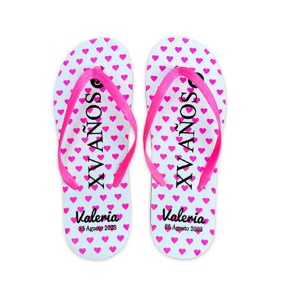 Sandalias para XV Años Personalizadas