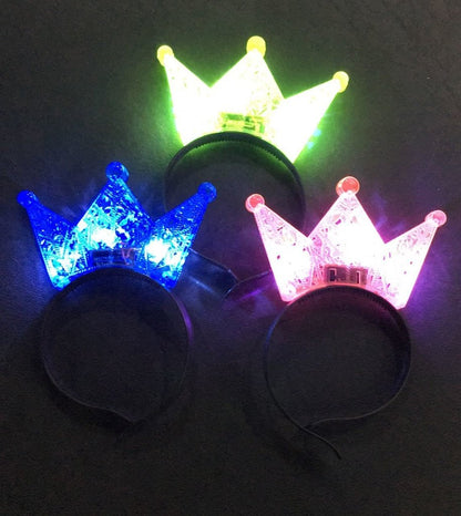 Diadema Corona REY LUMINOSA Paquete 12 pzas | Festiboda