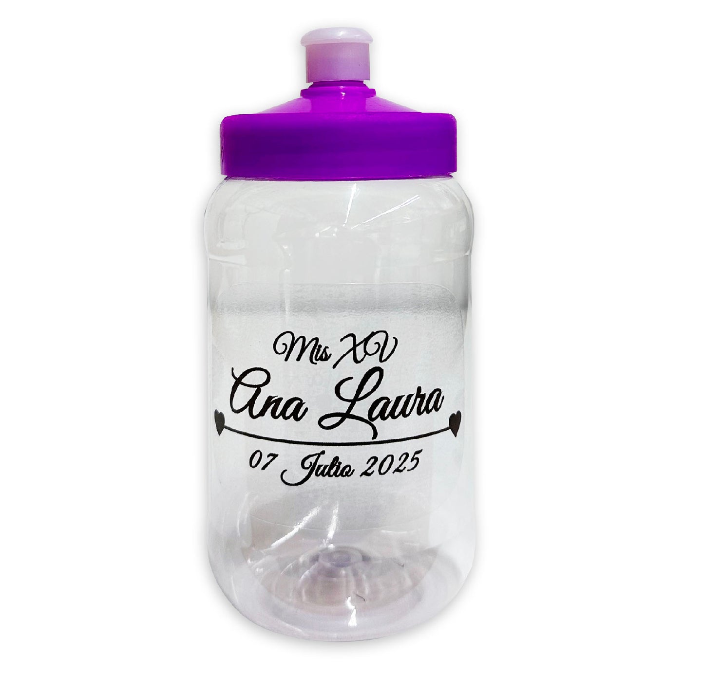 Cilindro para XV años - Mod. 119 Fecha Corazón 🧴 | Festiboda