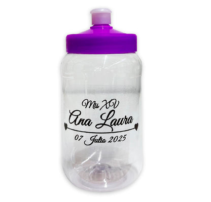 Cilindro para XV años - Mod. 119 Fecha Corazón 🧴 | Festiboda